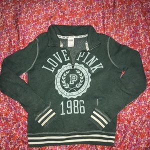 Pink Victoria Secret Quarter ZIP